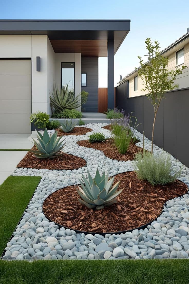 Stone Pathway in Garden